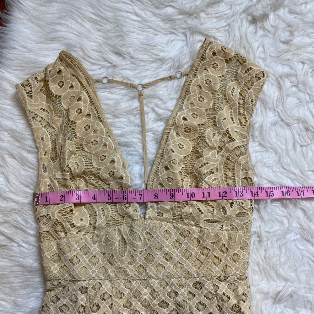 π₯SOLDπ₯ Free People One Million Lovers Mini Dress Cream 2 - Picture 15 of 16